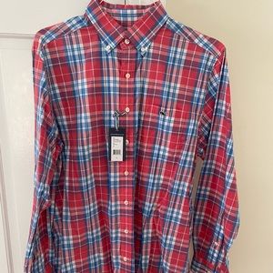 NWT Men’s Vineyard Vines Tucker Shirt Plaid-Sz L